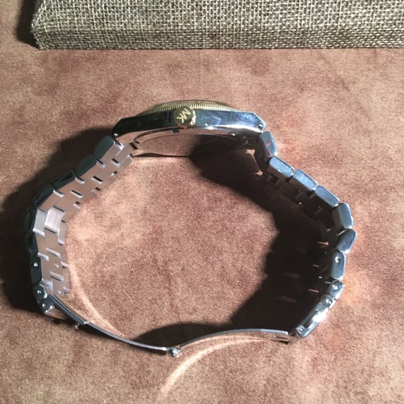 MICHAEL KORS BLUE ‘CHANNING’ PRE-LOVED AUTHENTIC GENUINE LAPIS FACE DESIGN WATCH - Picture 15 of 16